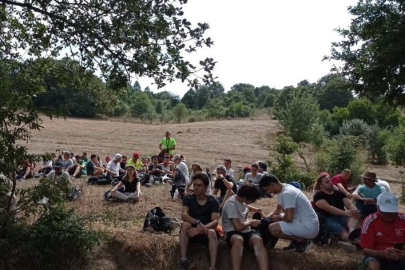 Mysia Yolları’nda yürüyüş yapanlar tabiatın tadını çıkardı