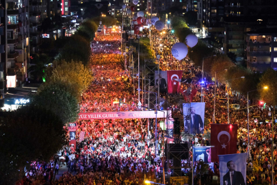 100. yılda yüz binler Nilüfer’de yürüdü  ''Yüz yıllık gurur''