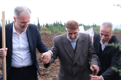 İnegöl’de ‘’Cumhuriyete Nefes’’ Fidanları Dikildi