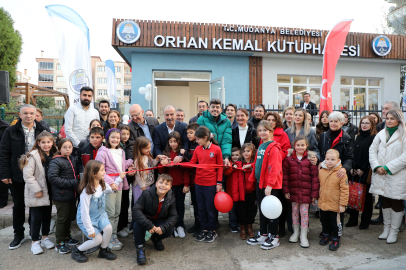 Mudanya Belediyesi Orhan Kemal Kütüphanesi açıldı