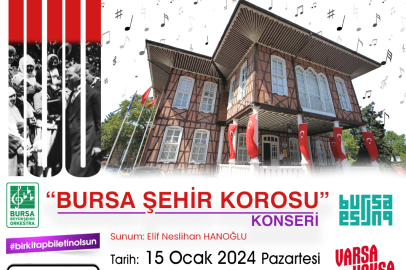 Sahne yeniden Bursa Şehir Korosu'nun