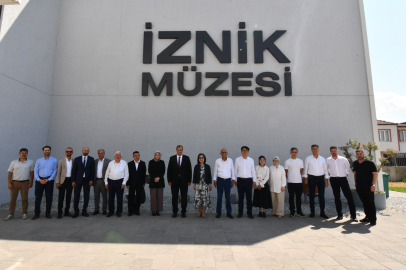  Çin'li heyet resmi ziyaret sebebiyle İznik'te