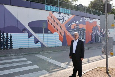 Bursa'nın turizm haritası duvarlarda canlanıyor