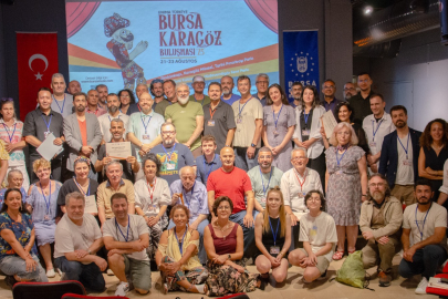 Karagöz ustaları Bursa’da buluştu