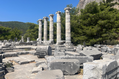 Kültürel miras Priene Antik Kenti için çalışmalar hızlandı