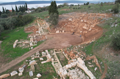 Gölyazı'daki antik tiyatro kazıları tamamlanma aşamasına geldi