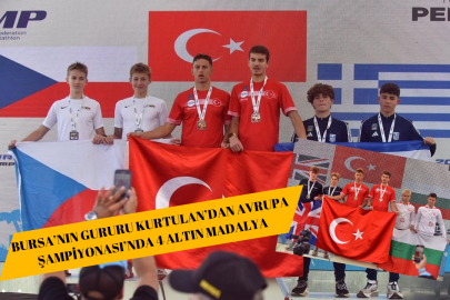 Bursa Büyükşehirli sporcu Avrupa’da dört dörtlük başarıya imza attı