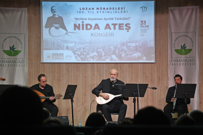 Osmangazi'de Nida Ateş ile "Birlikte Söylenen Ayrılık Türküleri" konseri