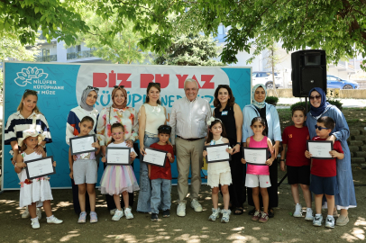 Nilüfer'de miniklerin kütüphane yolculuğu şenlikle noktalandı